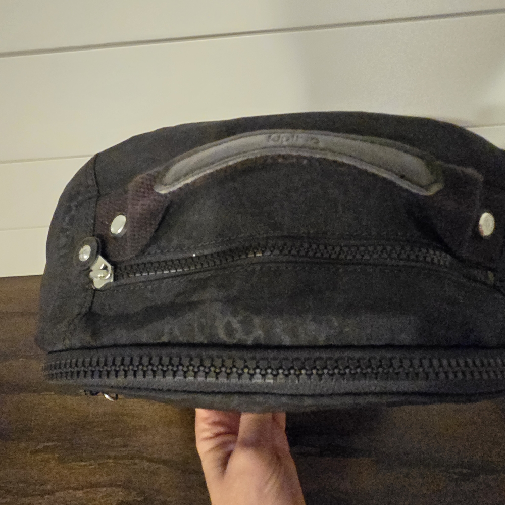Kipling Black Leopard Fullsize Backpack - Picture 5 of 5